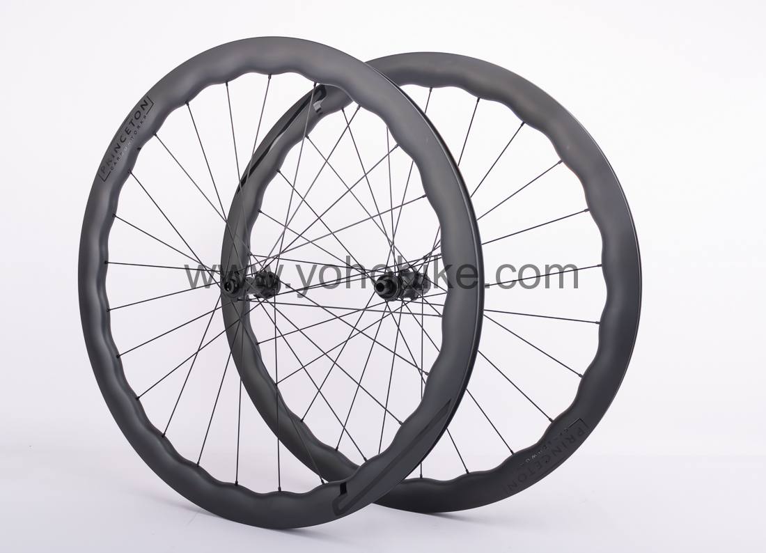 Gravel Wheels Princeton 4540 Carbon Road Wheels 31mm deep Disc Brake Carbon With DT swiss 180 hubs - Image 2
