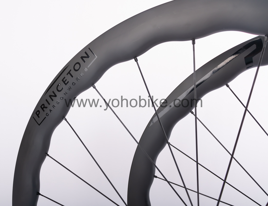 Gravel Wheels Princeton 4540 Carbon Road Wheels 31mm deep Disc Brake Carbon With DT swiss 180 hubs - Image 5