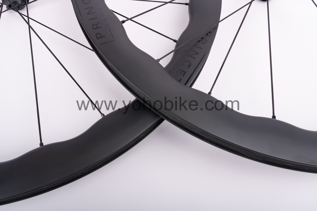 Gravel Wheels Princeton 4540 Carbon Road Wheels 31mm deep Disc Brake Carbon With DT swiss 180 hubs - Image 6