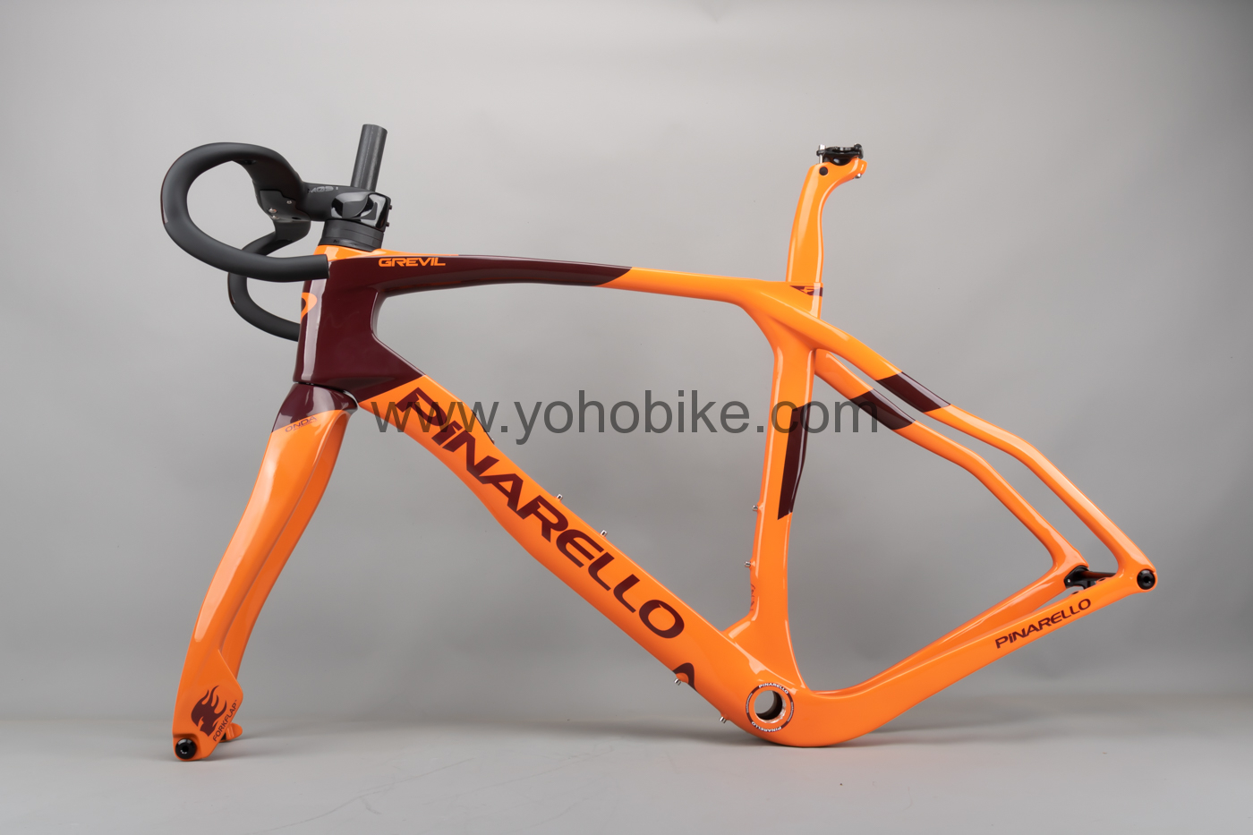 40 Colors 2024 Full Internal Cable Rounting Pinarello Gravel Bicycle Frame With Handlebar CGF01 Color Catalog - Image 4