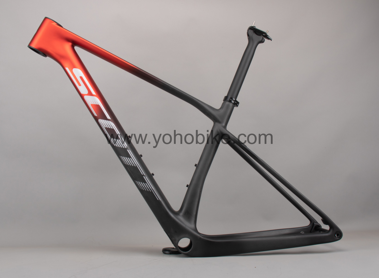 20 Colors 2024 Scott Scale RC Carbon Mountain Bicycle Frame With Seatpost 148*12mm Color Catalog