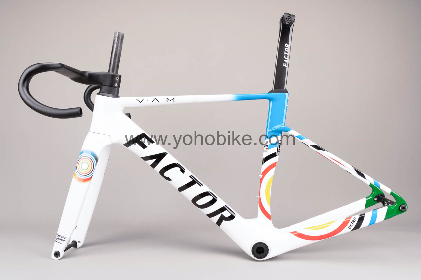 50 Colors 2024 Factor Ostro vam 2.0 Carbon Bike Frame with Handlebar Disc Brake CRF04 Color Catalog - Image 4