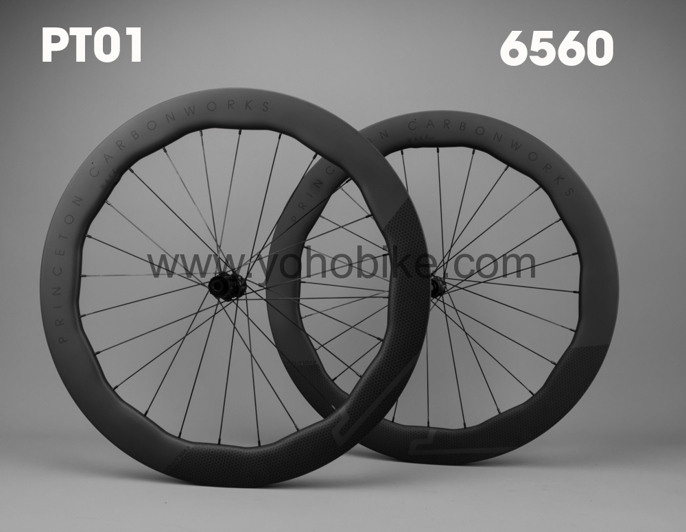 Princeton 6560 carbon wheels disc brake with DT swiss 180 hubs