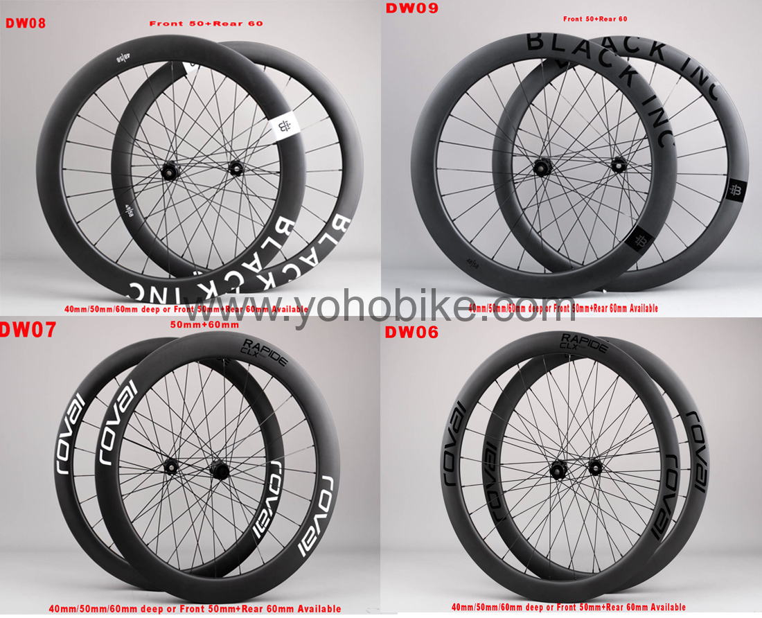 18 Colors T1000 40/50/60mm depth 28mm Width Disc Brake Carbon Bike Wheels Road Gravel Bike Wheels RD02 Hub 36T Ratchet Pillar 1420 Spokes Color Catalog - Image 2