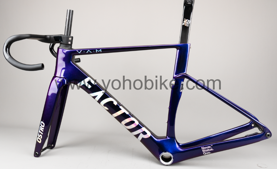 50 Colors 2024 Factor Ostro vam 2.0 Carbon Bike Frame with Handlebar Disc Brake CRF04 Color Catalog - Image 2