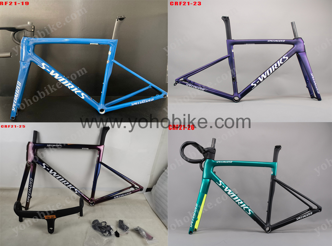 80 Colors 2024 Newest Specialized Tarmac Sl8 Carbon Road Frameset With Handlebar CRF21 Color Catalog - Image 7
