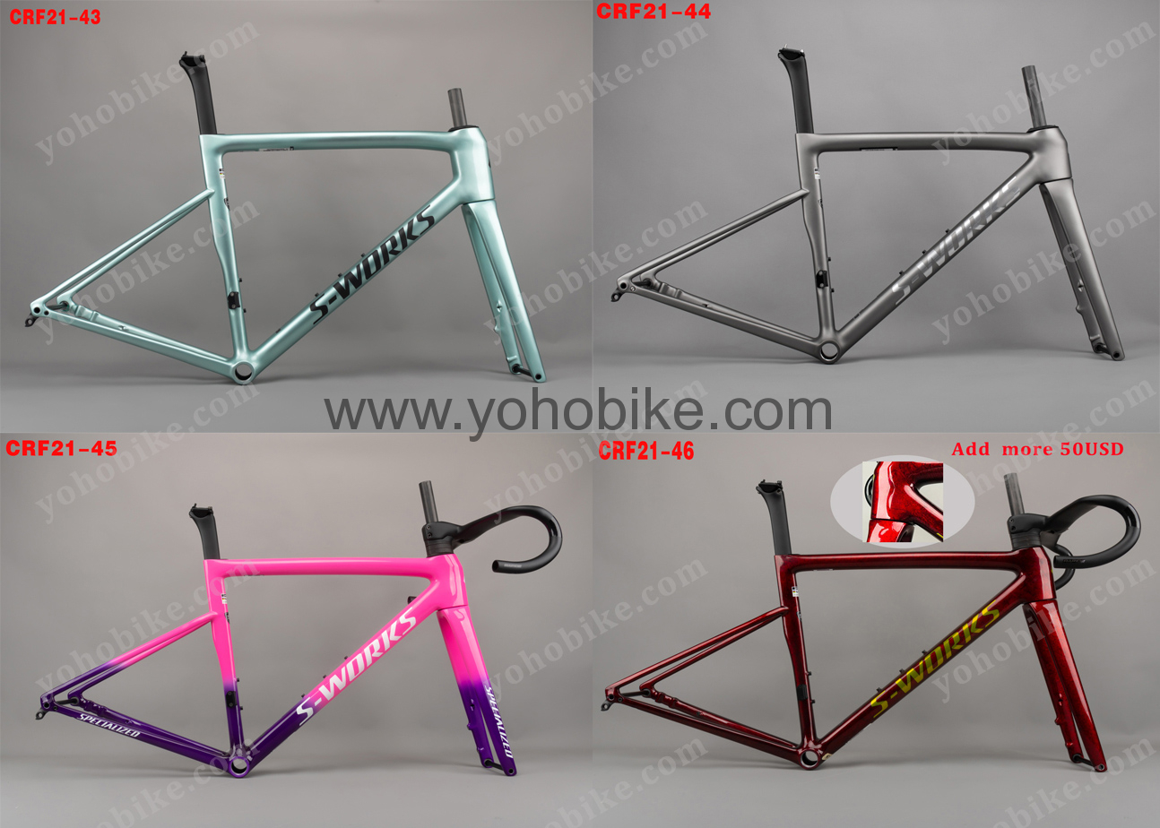 80 Colors 2024 Newest Specialized Tarmac Sl8 Carbon Road Frameset With Handlebar CRF21 Color Catalog - Image 10