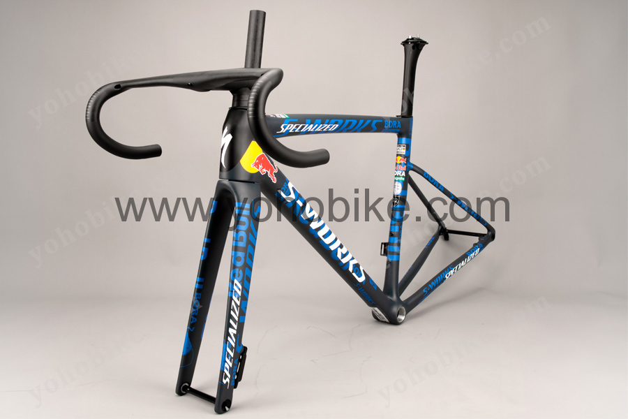 Red Bull 2024 Newest Specialized Tarmac Sl8 Carbon Road Frameset With Handlebar CRF21 80 Colors Catalog - Image 5
